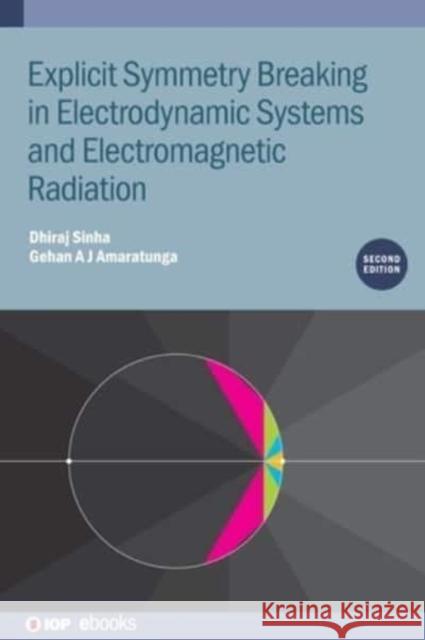 Explicit Symmetry Breaking in Electrodynamic Systems and Electromagnetic Radiation Dhiraj Sinha 9780750351300 IOP Publishing Ltd - książka