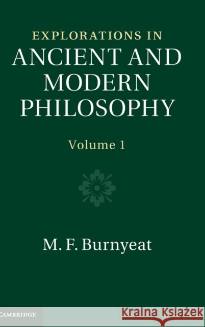 Explorations in Ancient and Modern Philosophy Myles Burnyeat 9780521750721 Cambridge University Press - książka