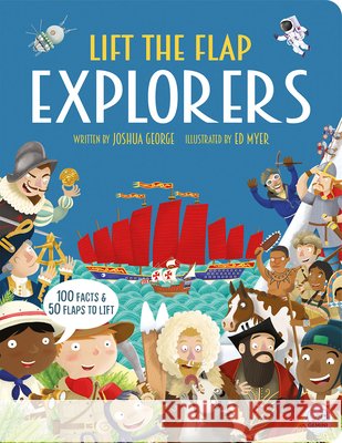 Explorers - Interactive History Book for Kids Joshua George Ed Myers 9781917082785 Gemini Children's - książka