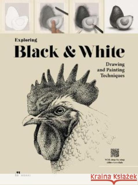 Exploring Black & White: Drawing and Painting Techniques Victor Escandell 9788417656492 Hoaki - książka