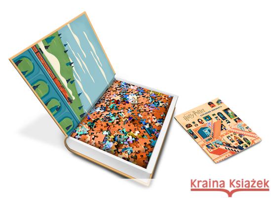 Exploring Hogwarts Puzzle and Book Set Insight Editions 9781682986844 Insight Gift - książka