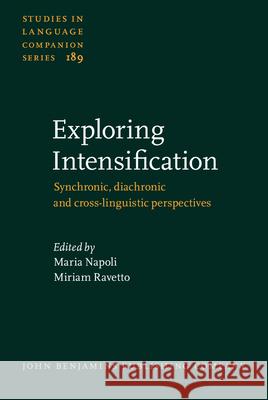 Exploring Intensification: Synchronic, Diachronic and Cross-Linguistic Perspectives Maria Napoli Miriam Ravetto 9789027259547 John Benjamins Publishing Company - książka
