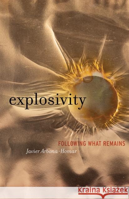 Explosivity: Following What Remains Javier Arbona-Homar 9781517918842 University of Minnesota Press - książka