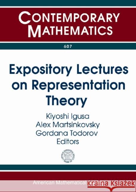 Expository Lectures on Representation Theory Kiyoshi Igusa Alex Martsinkovsky Gordana Todorov 9780821891407 American Mathematical Society - książka