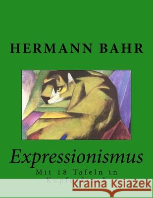 Expressionismus: Mit 18 Tafeln in Kupferdruck Hermann Bahr 9783959400039 Reprint Publishing - książka