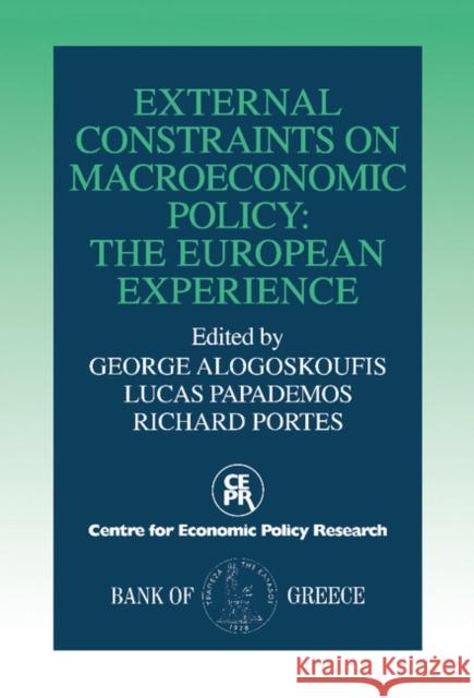 External Constraints on Macroeconomic Policy  9780521405270 CAMBRIDGE UNIVERSITY PRESS - książka
