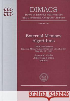 External Memory Algorithms  9780821811849 American Mathematical Society - książka