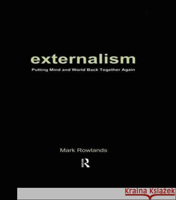 Externalism  9781902683775 Acumen Publishing Ltd - książka