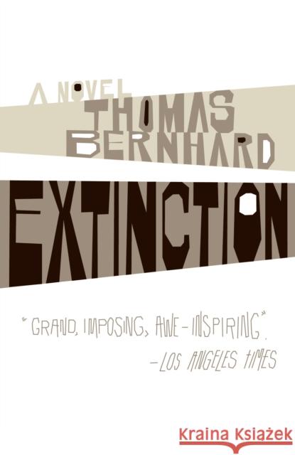 Extinction Thomas Bernhard 9781400077618 Vintage Books USA - książka