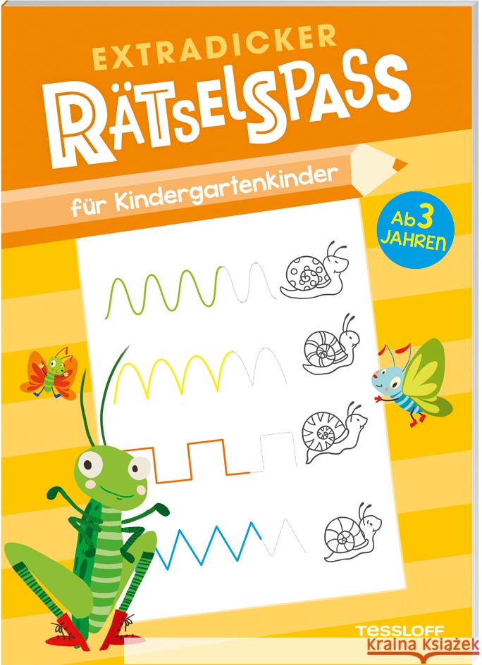 Extradicker Rätselspaß für Kindergartenkinder  9783788641726 Tessloff Verlag Ragnar Tessloff GmbH & Co. KG - książka