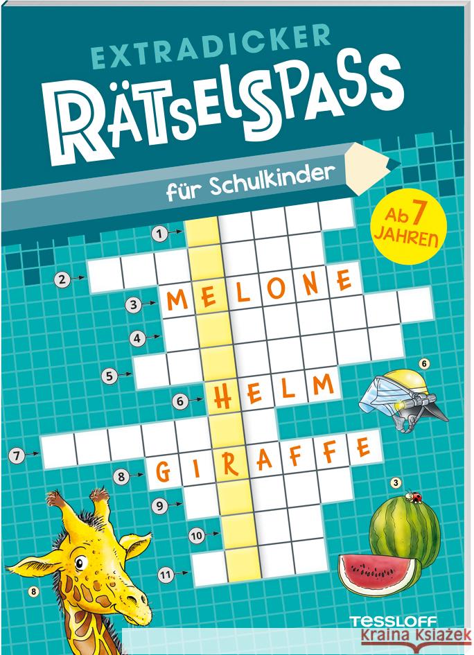 Extradicker Rätselspaß für Schulkinder  9783788641733 Tessloff Verlag Ragnar Tessloff GmbH & Co. KG - książka