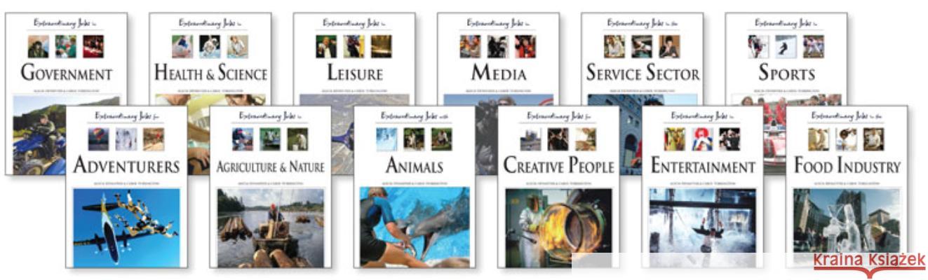 Extraordinary Jobs Set, 12-Volumes Alecia Devantier Carol A Turkington  9780816070633 Chelsea House Publishers - książka