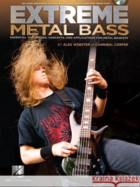 Extreme Metal Bass Alex Webster 9781423497158 Hal Leonard Corporation - książka