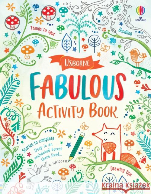 Fabulous Activity Book Various 9781801314947 Usborne Publishing Ltd - książka