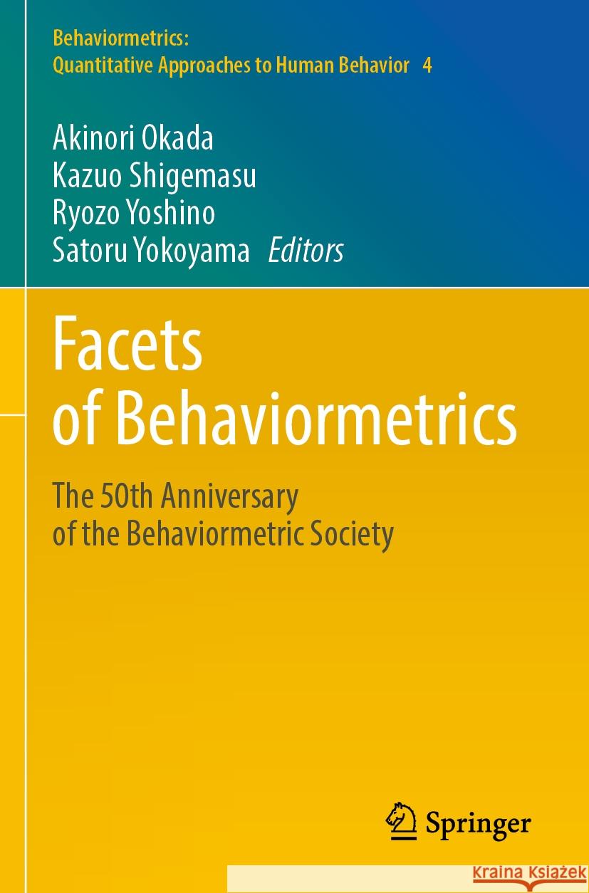 Facets of Behaviormetrics  9789819922420 Springer Nature Singapore - książka