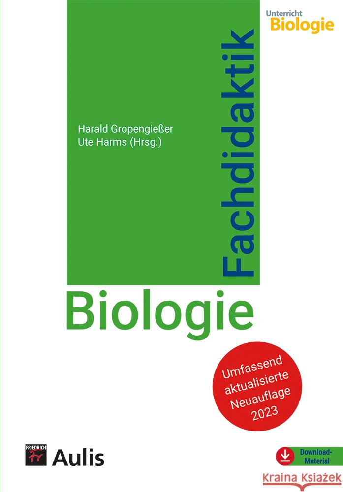 Fachdidaktik Biologie Gropengießer, Harald 9783761430170 Aulis Verlag - książka