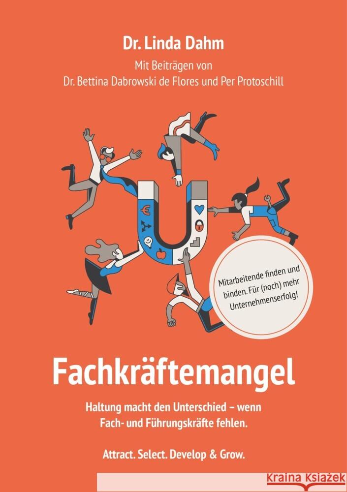 Fachkräftemangel. Mitarbeitende finden und binden. Für (noch) mehr Unternehmenserfolg. Dahm, Dr. Linda, Dabrowski de Flores, Bettina, Protoschill, Per 9783989425064 Nova MD - książka