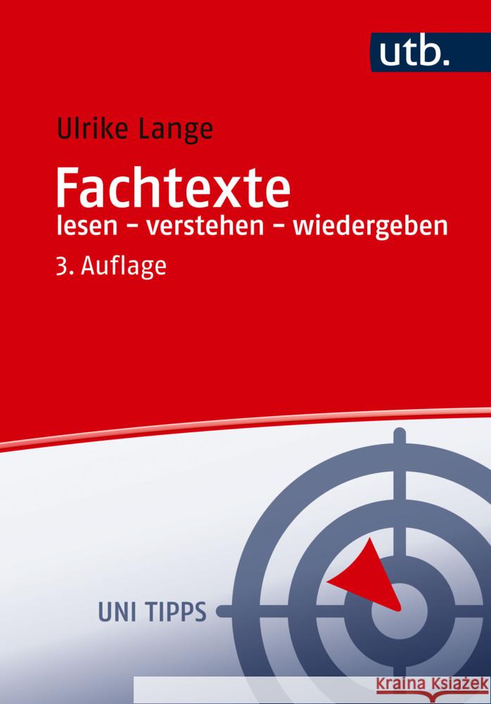 Fachtexte lesen - verstehen - wiedergeben Lange, Ulrike 9783825263669 Brill | Schöningh - książka