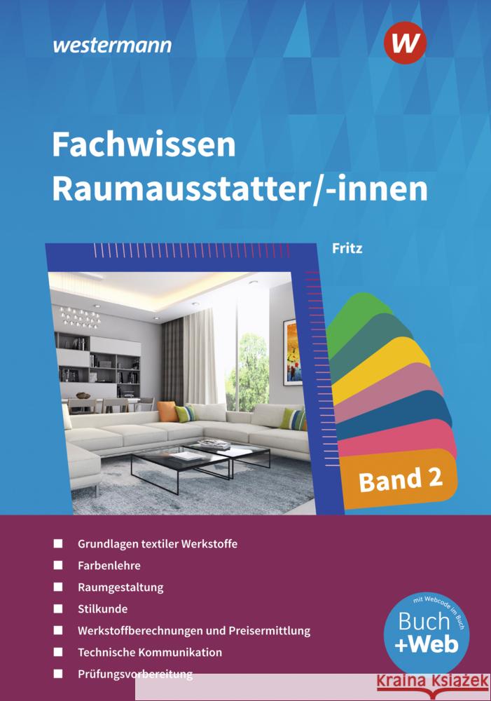 Fachwissen für Raumausstatter/-innen Fritz, Walter 9783427021254 Bildungsverlag EINS - książka
