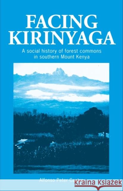 Facing Kirinyaga: A Social History of Forest Commons in Southern Mount Kenya Castro, A. Peter 9781853392535 ITDG Publishing - książka