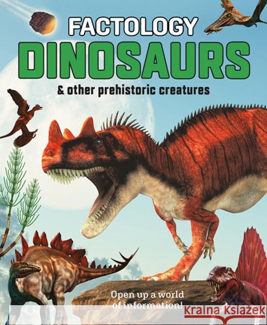 Factology: Dinosaurs: Open Up a World of Information!  9781787081499 Button Books - książka