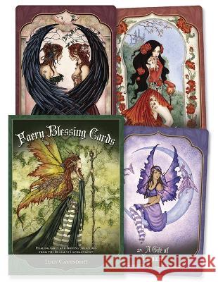 Faery Blessing Cards Second Edition: Healing Gifts and Shining Treasures from the Realm of Enchantment Lucy Cavendish Amy Brown 9780738775470 Llewellyn Publications - książka