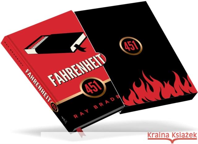 Fahrenheit 451 (Deluxe Slipcase Edition) Ray Bradbury 9781668218181 Simon & Schuster - książka