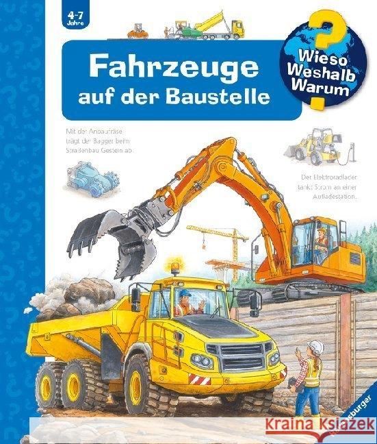 Fahrzeuge auf der Baustelle Erne, Andrea 9783473329687 Ravensburger Verlag - książka