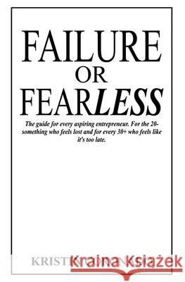 Failure or Fearless Berlin C Coronado 9798603963143 Kristin Coronado - książka