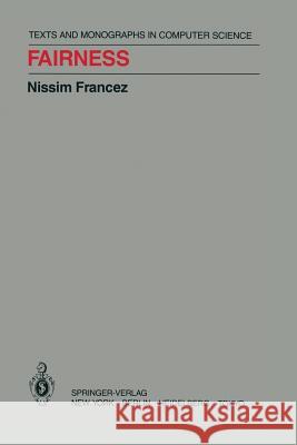 Fairness Nissim Francez 9781461293477 Springer - książka