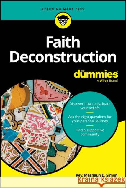 Faith Deconstruction for Dummies Mashaun D. Simon 9781394331383 For Dummies - książka
