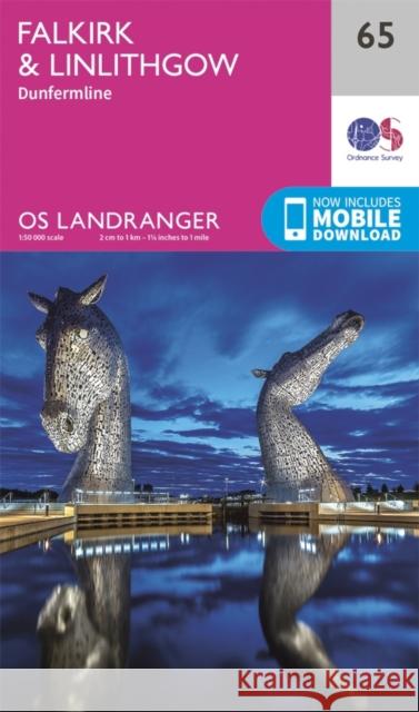 Falkirk & Linlithgow, Dunfermline Ordnance Survey 9780319261637 Ordnance Survey - książka