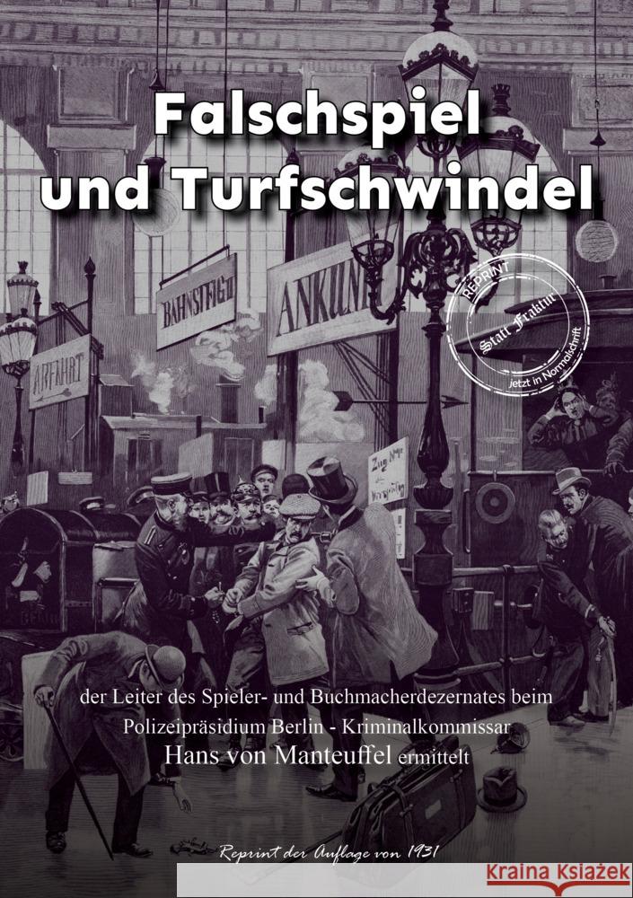 Falschspiel und Turfschwindel Manteuffel, Hans von 9783989793194 Oldtimertools-Verlag - książka