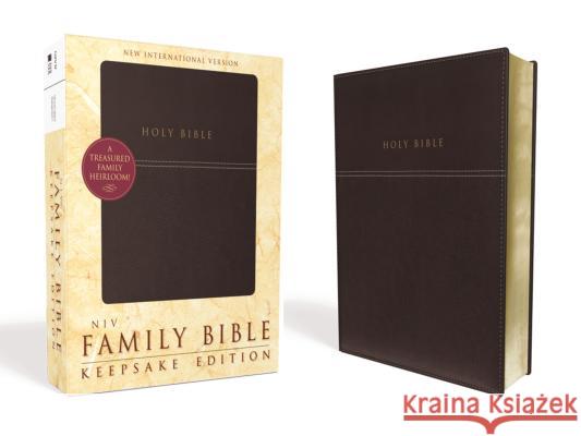 Family Bible-NIV-Keepsake Zondervan Bibles   9780310438120 Zondervan - książka