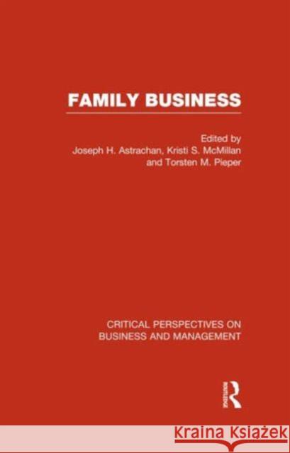 Family Business Joseph H Astrachan 9780415669085  - książka