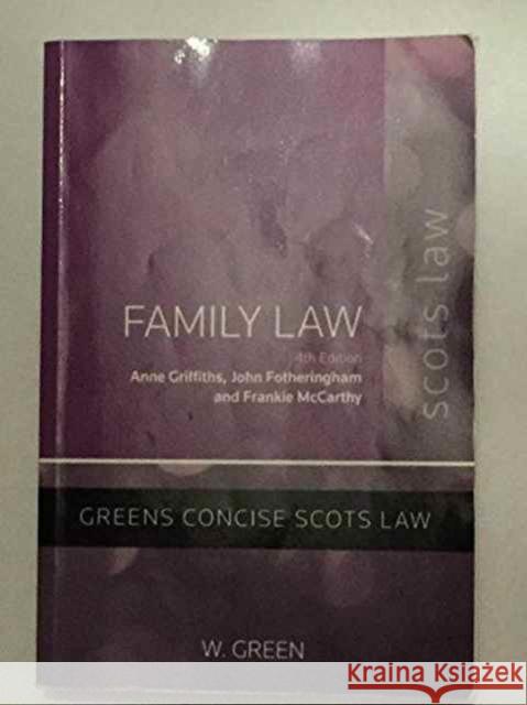 Family Law Frankie McCarthy 9780414033559 Sweet & Maxwell Ltd - książka