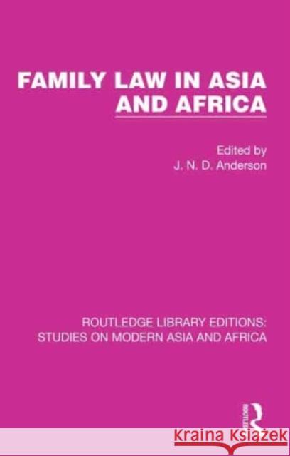 Family Law in Asia and Africa  9781032152738 Taylor & Francis Ltd - książka