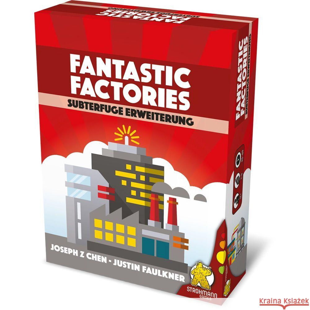 Fantastic Factories: Subterfuge (Erweiterung) Chen, Joseph Z., Faulkner, Justin 4270001356154 Strohmann Games - książka