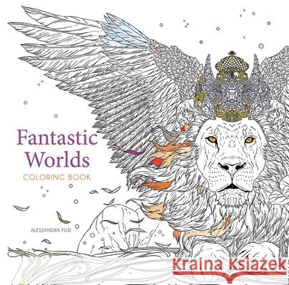 Fantastic Worlds Coloring Book Alessandra Fusi 9780486852614 Dover Publications Inc. - książka