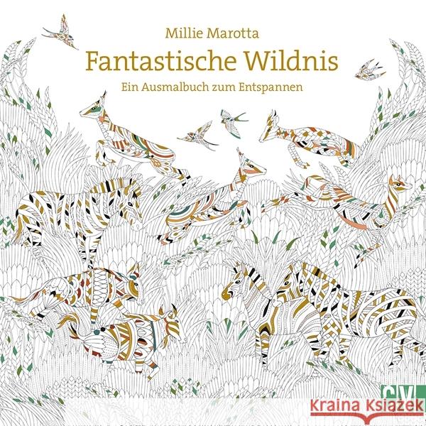 Fantastische Wildnis : Ein Ausmalbuch zum Entspannen Marotta, Millie 9783862303489 Christophorus-Verlag - książka