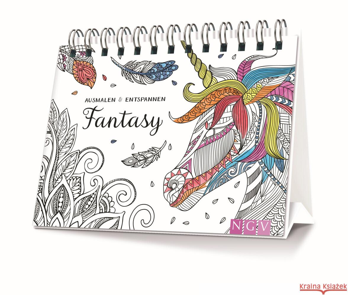 Fantasy - Ausmalen - Aufstellen - Entspannen  9783625191827 Naumann & Göbel - książka