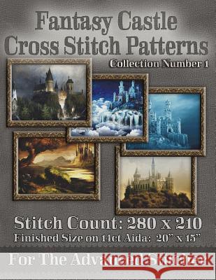 Fantasy Castle Cross Stitch Patterns: Collection Number 1 Tracy Warrington Stitchx 9781503089402 Createspace - książka