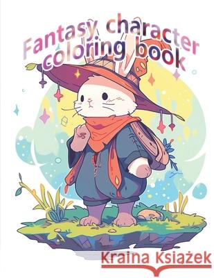 Fantasy Character coloring book Yang Jea-Ho 9798325405570 Independently Published - książka