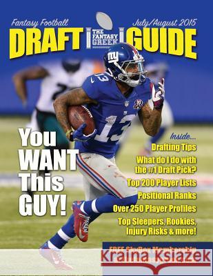 Fantasy Football Draft Guide July/August 2015 James Saranteas 9780692482391 Not Avail - książka