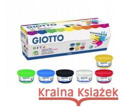 Farby do malowania palcami 6 kolorów GIOTTO  8000825531606 Fila - książka