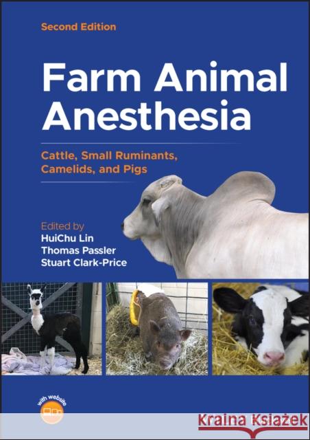 Farm Animal Anesthesia: Cattle, Small Ruminants, Camelids, and Pigs Huichu Lin Stuart Clark-Price Thomas Passler 9781119672548 Wiley-Blackwell - książka