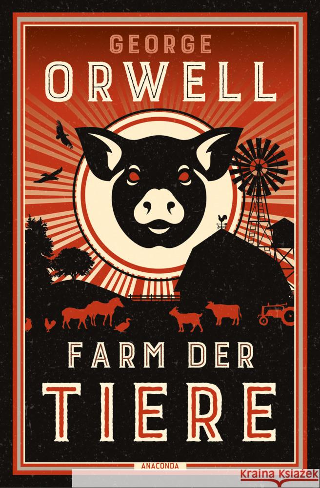 Farm der Tiere Orwell, George 9783730609774 Anaconda - książka