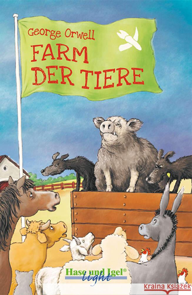 Farm der Tiere / extra light Orwell, George 9783863162825 Hase und Igel - książka