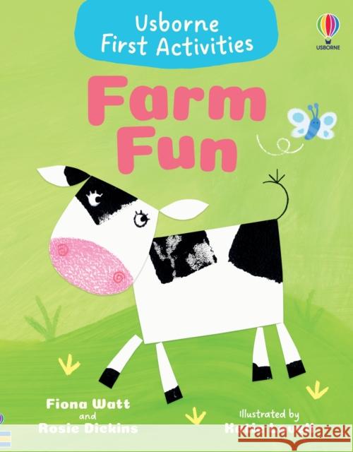 Farm Fun Rosie Dickins 9781836041467 Usborne Publishing Ltd - książka