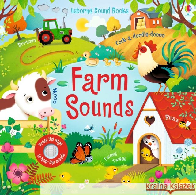 Farm Sounds Sam Taplin 9781474921213 Usborne Publishing Ltd - książka